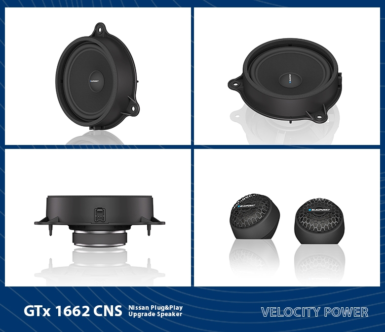 德國（藍寶BLAUPUNKT）GTx 1662 CNS日産專用兩分頻喇叭